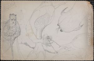 Fantastic composition by Stanislaw Ignacy Witkiewicz (Witkacy)