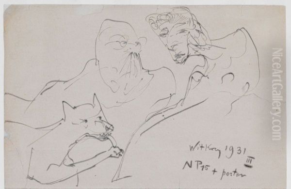 Two people with a dog - view 1