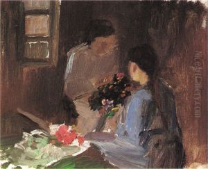 Blomsterbinding.