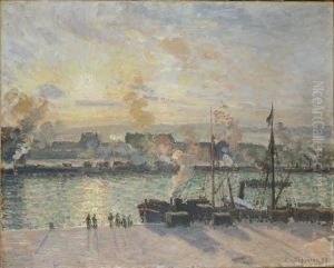 Sunset, Port of Rouen (Steamboats)
