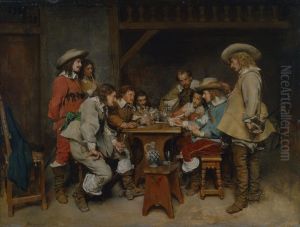 A Game of Piquet by Jean-Louis-Ernest Meissonier