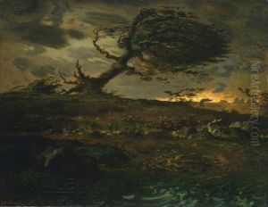 Gust of Wind by Jean-Francois Millet