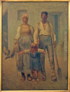 The Peasant Family by Jean-Francois Millet