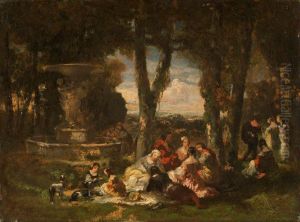Fete champetre by Narcisse Virgilio Diaz