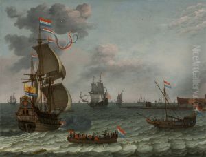 A Zeeland Flagship Returning to Fort Rammekens, near Middelburg