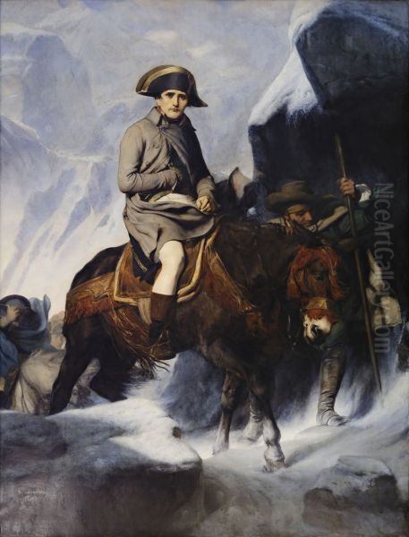Napoleon Crossing the Alps - view 1