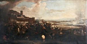 Battle Scene by Jacques Courtois