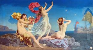 Marie-Francois Firmin-Girard - Les sirenes by Marie-Francois Firmin-Girard