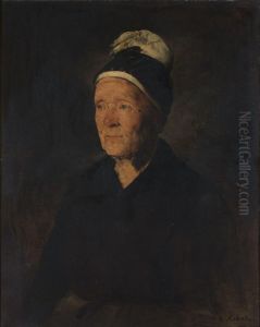 Portrait de vieille femme by Augustin Theodule Ribot