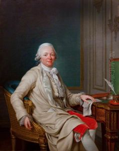 Etienne-Francois (1719-1785), duc de Choiseul-Stainville, at His Desk by Adelaide Labille-Guiard