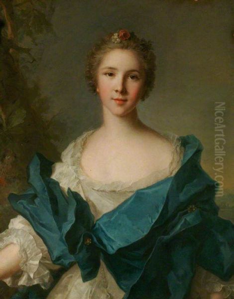 A Woman with a Blue Mantle - view 1