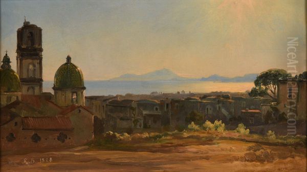 Vue de ville d'Italie - view 1