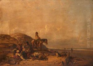Shore Scene with Figures