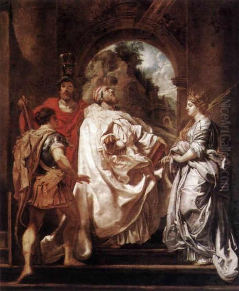St Gregory the Great with Saints - view 1