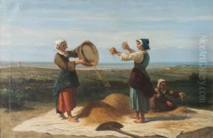 Vanneuses, femmes aux environs de Carnac Vanneuses, femmes aux environs de Carnac