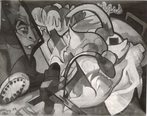 Still life by Stanislaw Ignacy Witkiewicz (Witkacy)