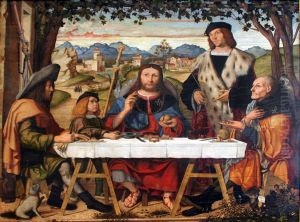 Christ at Emmaus by Marco Marziale