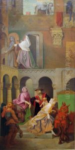 Cinderella, to go on the prom by Moritz von Schwind