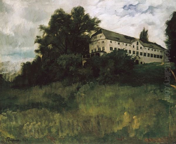 Klostergebaude auf der Herreninsel im Chiemsee - view 1