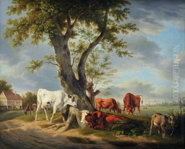 Viehweide mit Baum - view 1