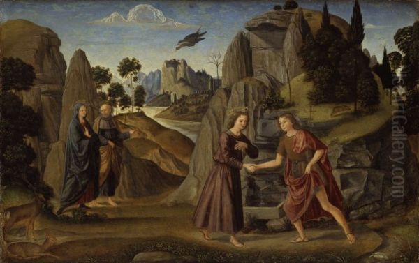 The Meeting of the Young Christ and the Young St. John - view 1