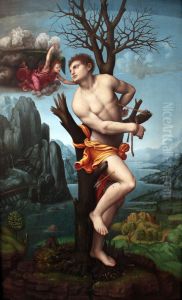 Der Heilige Sebastian by Marco D'Oggiono