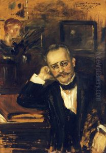 Hans Rosenhagen by Lovis (Franz Heinrich Louis) Corinth