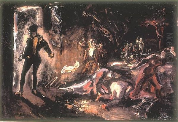 Don Juan's encounter with the stony guest - view 1