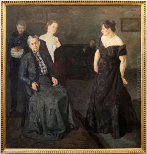 Unterhaltung by Max Beckmann by Max Beckmann