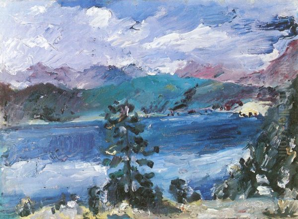 Walchensee mit Larche - view 1