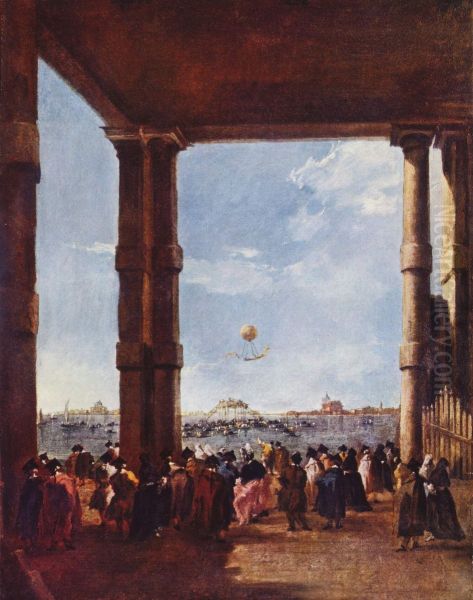 Aufstieg eines Luftballons - view 1