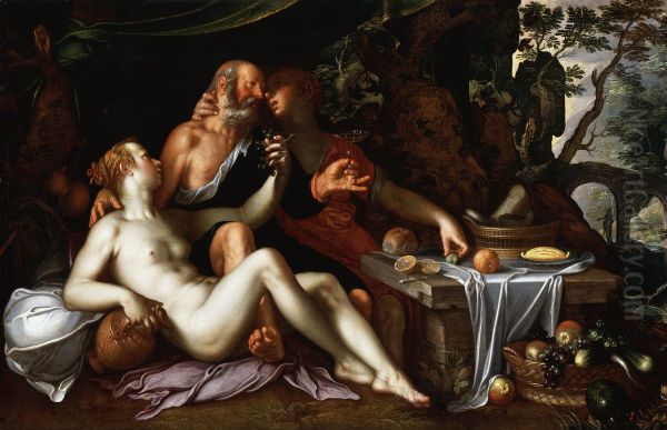 Loth and His Daughters - view 1