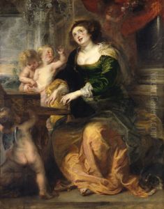 Die Heilige Cacilie by (studio of) Rubens, Peter Paul