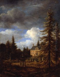 Das Landhaus by Jacob Van Ruisdael