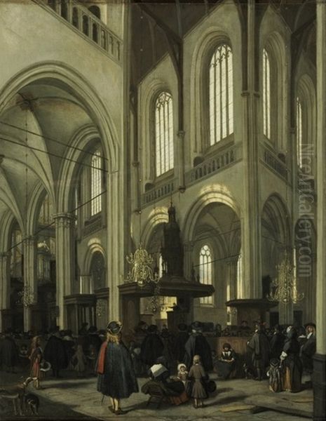 Interior of the Nieuwe Kerk in Amsterdam - view 1