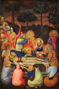Die Grablegung Christi by Simone Martini