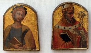 Weibliche Heilige by Antonio Veneziano