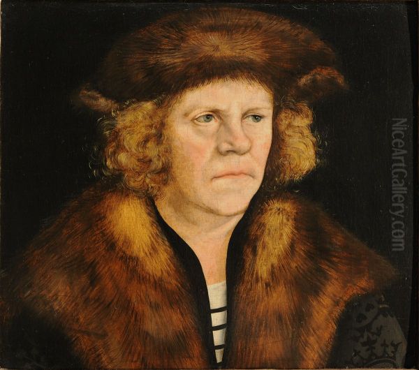 Bildnis eines Mannes mit braunem Pelzbarett - view 1