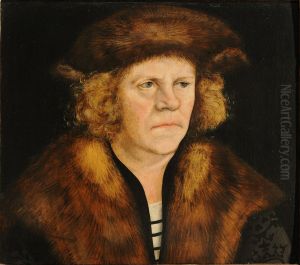 Bildnis eines Mannes mit braunem Pelzbarett