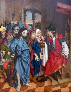 Christ before Pilate by Master L. Cz.