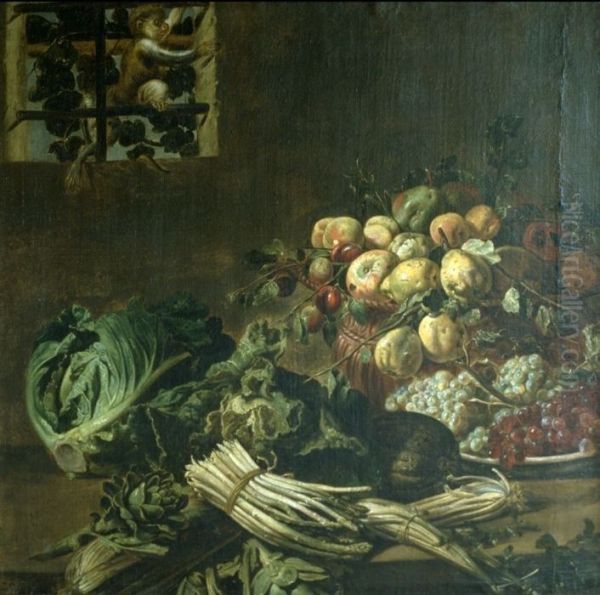 Still Life with Fruit and Vegetables - view 1