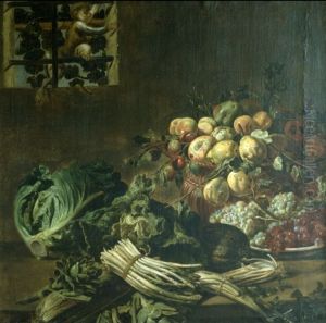 Stilleben mit Fruchten und Gemuse by Adriaen van Utrecht