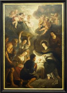 A pasztorok imadasa by Jan Erasmus Quellinus