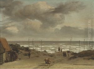 View from the Dunes out to Sea by Adriaen Van De Velde
