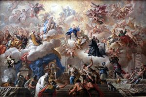Der Triumph der Immaculata und Esther vor Assuerus