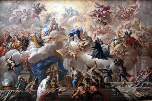The triumph of the Immaculate by Paolo de Matteis