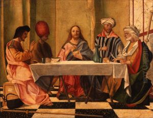 Christ in Emmaus by Benedetto Rusconi