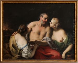 Lot and his daughters by Jacopo Amigoni