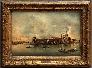 Ansicht der Punta della Dogana mit Santa Maria della Salute