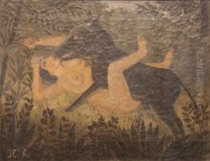 The Beauty and the Beast by Henri Julien Rousseau